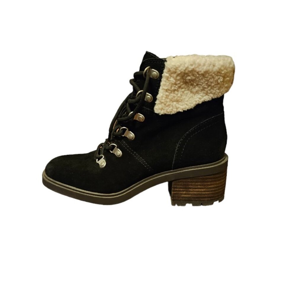 Lucky Brand Womens Demia Suede Hiking Combat & Lace-up Boots Size 7